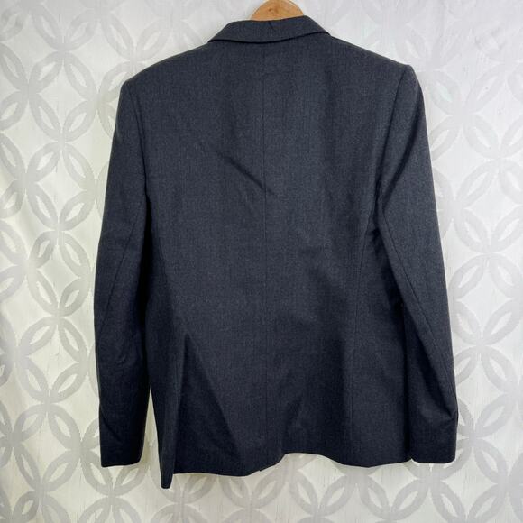 Brooks Brothers Wool Knit Charcoal Blazer Size 10 NWT - Picture 4 of 11